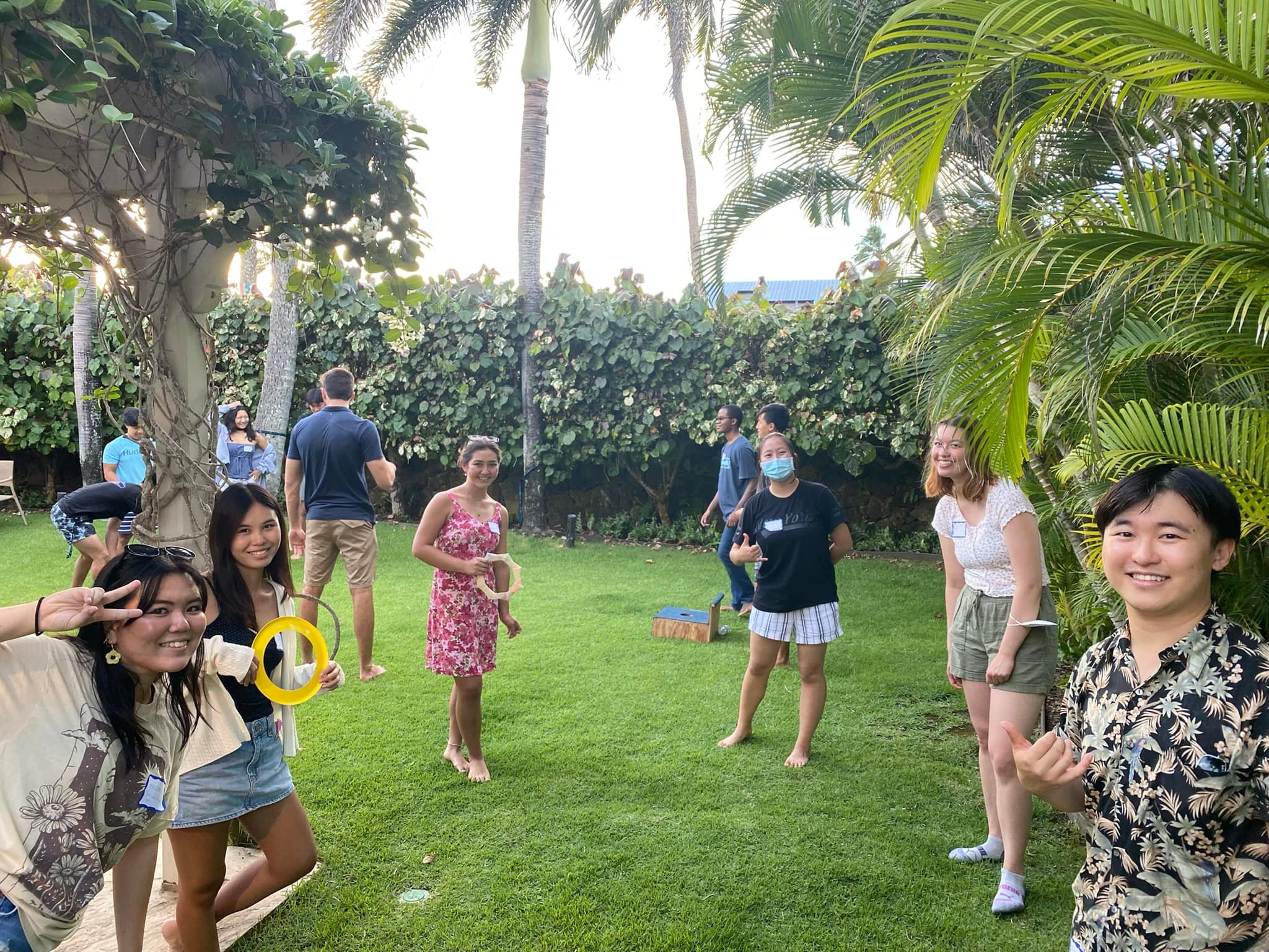 Summer internship social in Oahu